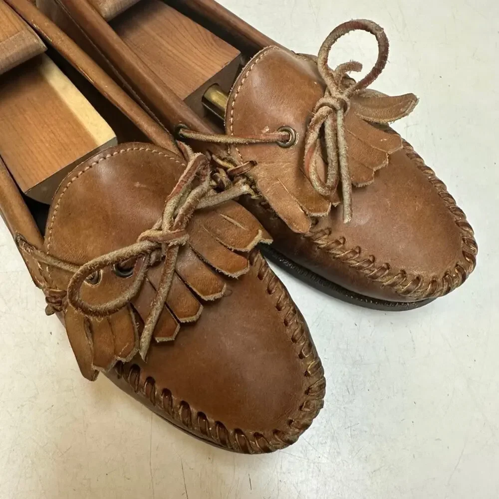 VGUC Rancourt & Co. x Polo Country Tassel Loafer Kiltie Moc Made in USA 8.5 B